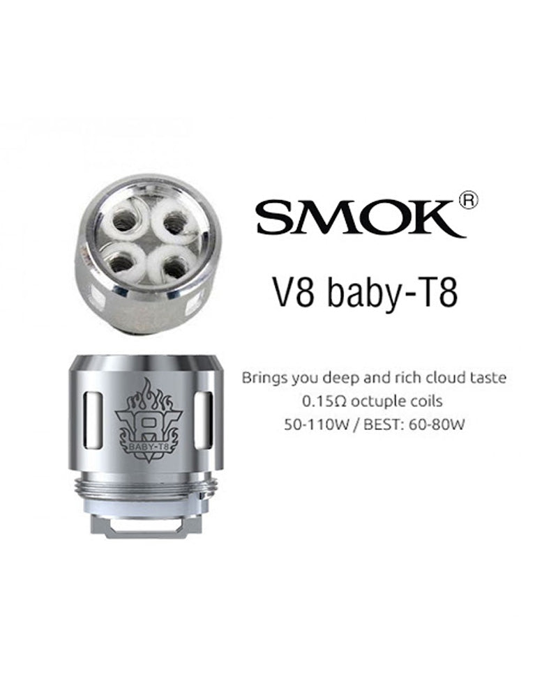 Smok V8 Baby T8 Coils - Five Pack – Avant Garde E Liquid